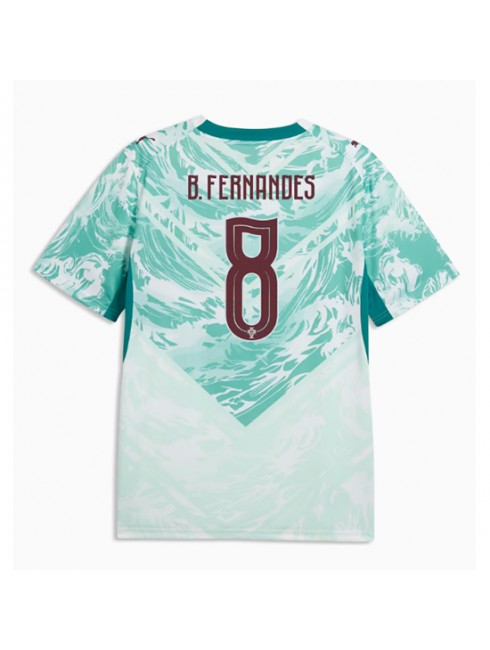 Muži Futbalové oblečenie Portugalsko Bruno Fernandes #8 MS 2026 Krátky Rukáv - Preč Muži Futbalové oblečenie Portugalsko Bruno Fernandes #8 MS 2026 Krátky Rukáv - Preč